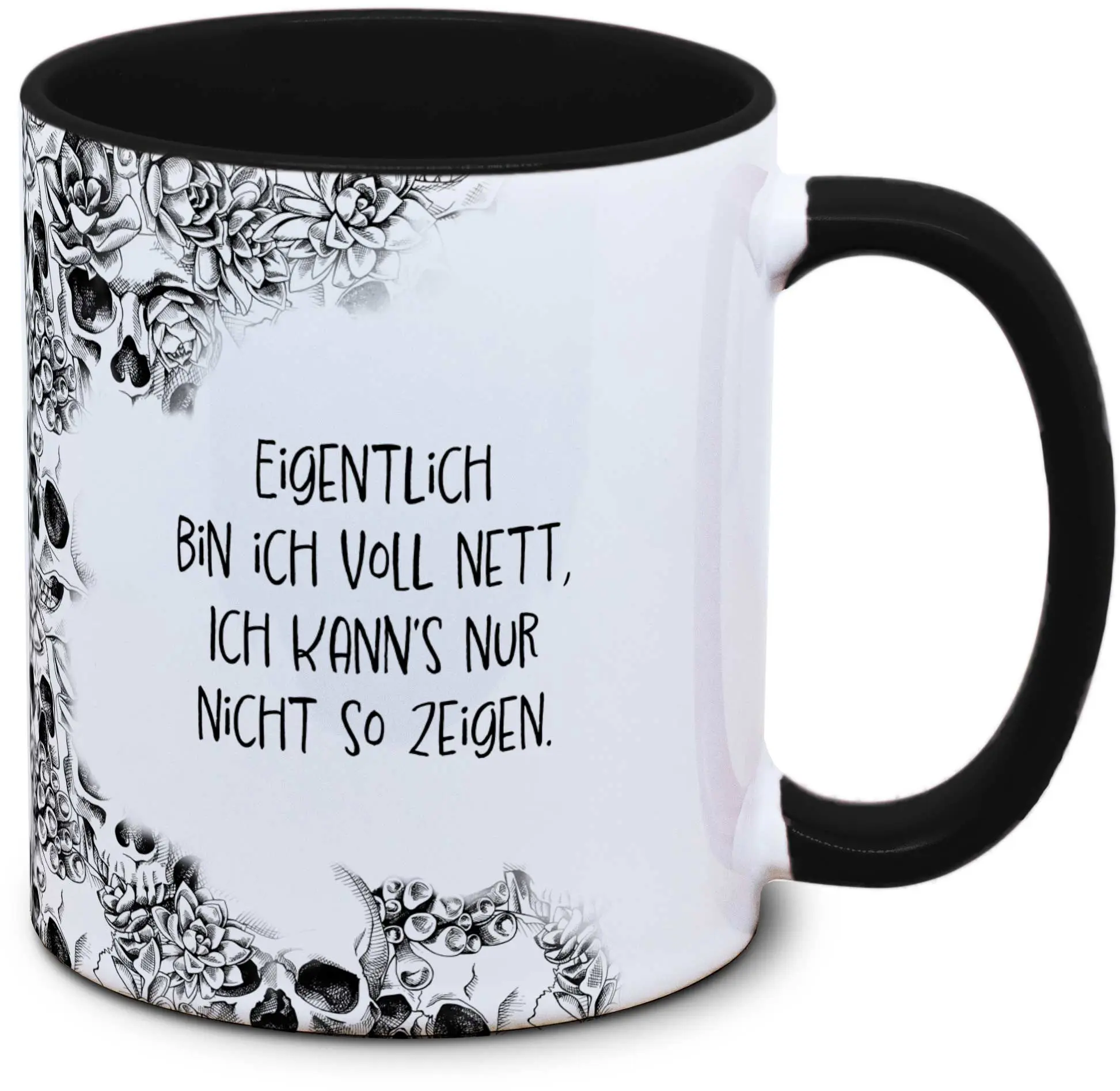 Totenkopf "eigentlich bin ich voll nett..." - Tassenkasper