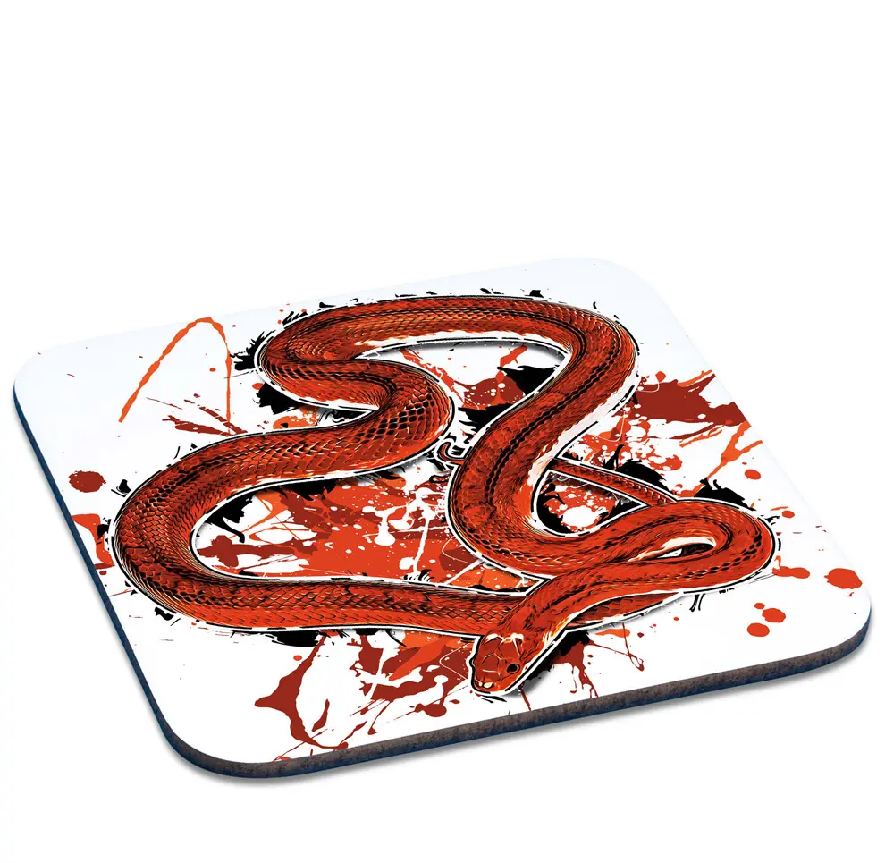 Sottobicchiere Pantherophis guttatus Pied Sided Bloodred - Tassenkasper